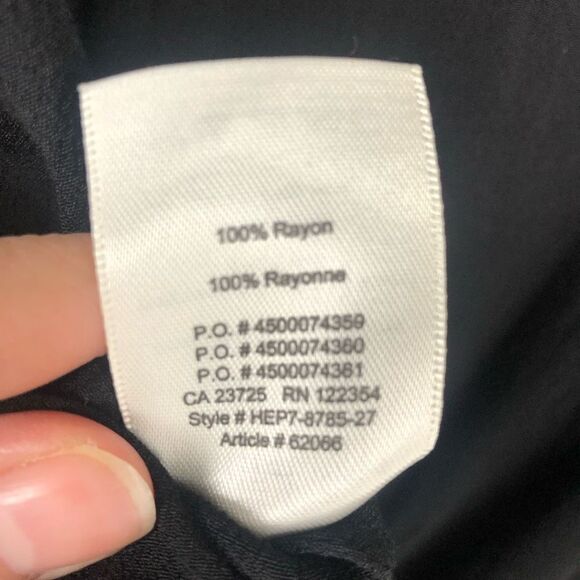 ARITZIA WILFRED‎ FREE Aamito Snap Black Dress Sz S - Picture 8 of 8